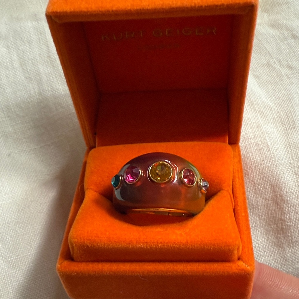 Kurt Geiger Colorful Gemstone Ring